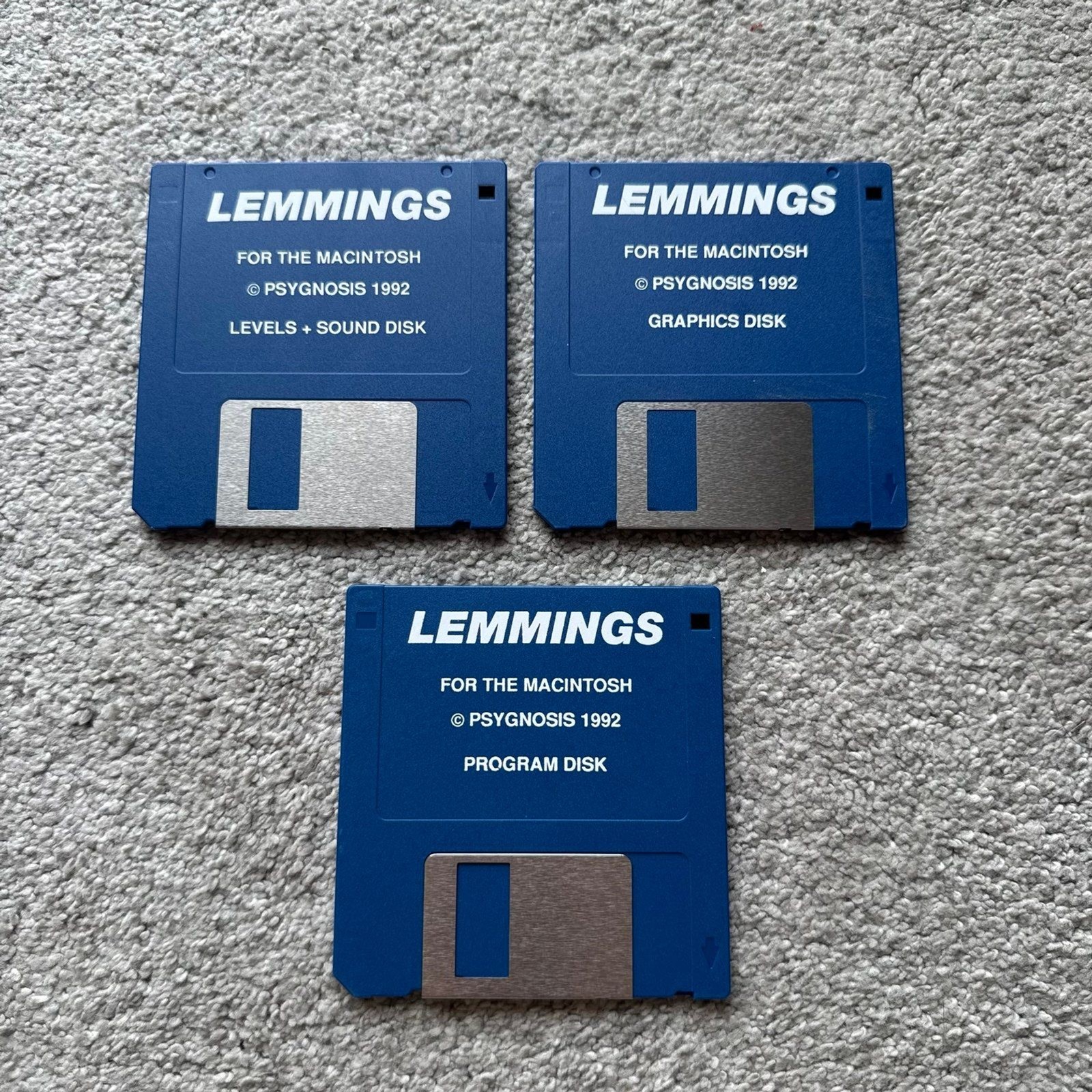 UNTESTED Vintage Rare 1992 Psygnosis Lemmings Mac Macintosh Game