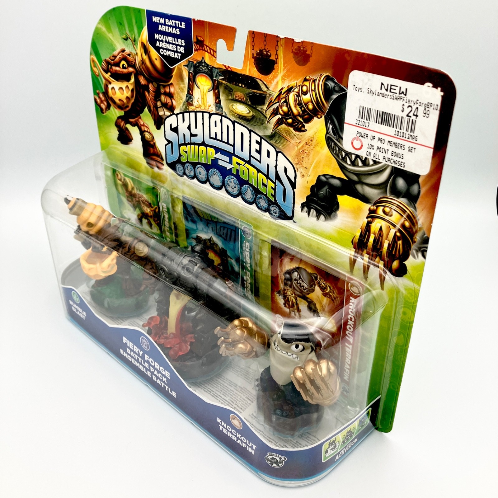 Skylanders Swap Force Fiery Forge Battle Pack Bumble Blast Knockout NEW SEALED