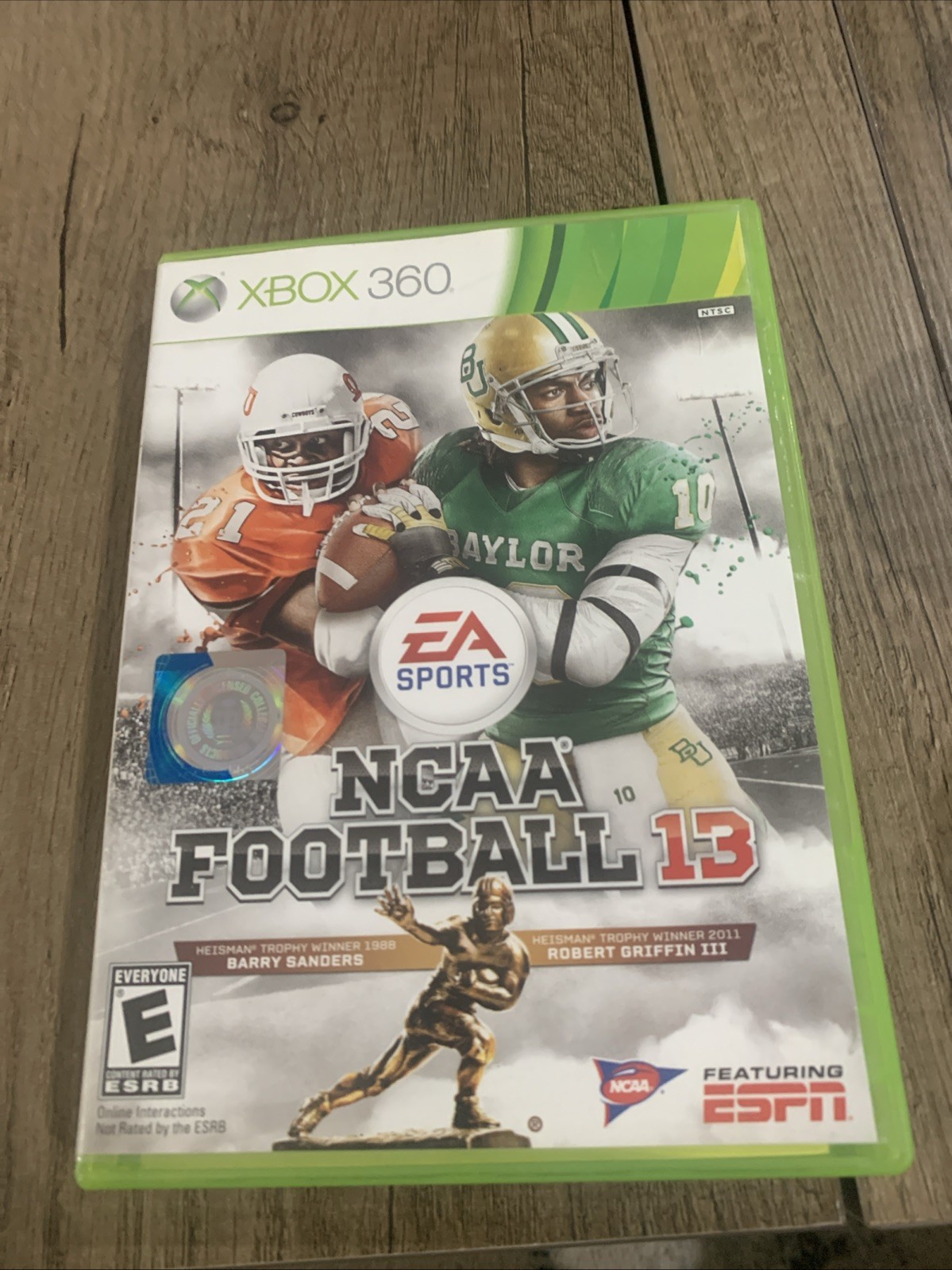 NCAA Football 13 (Microsoft Xbox 360, 2012) No Manual