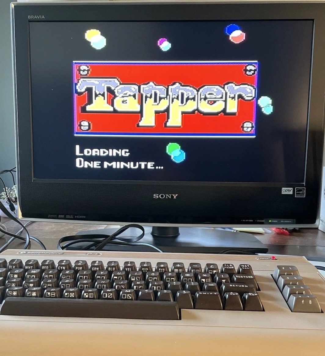 RARE Vintage Original Commodore 64 Console & 1541 Disk Drive Pristine Condition
