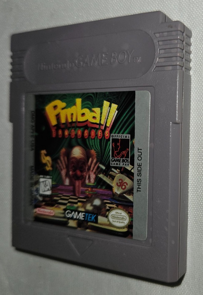 Pinball Fantasies Cartridge Only Authentic Nintendo Game Boy USA 1995 GameBoy