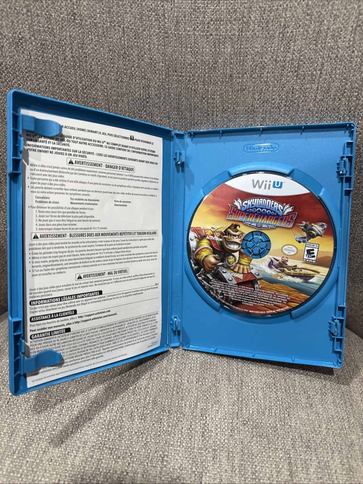 Skylanders Superchargers Game Disc WiiU Wii U Activision