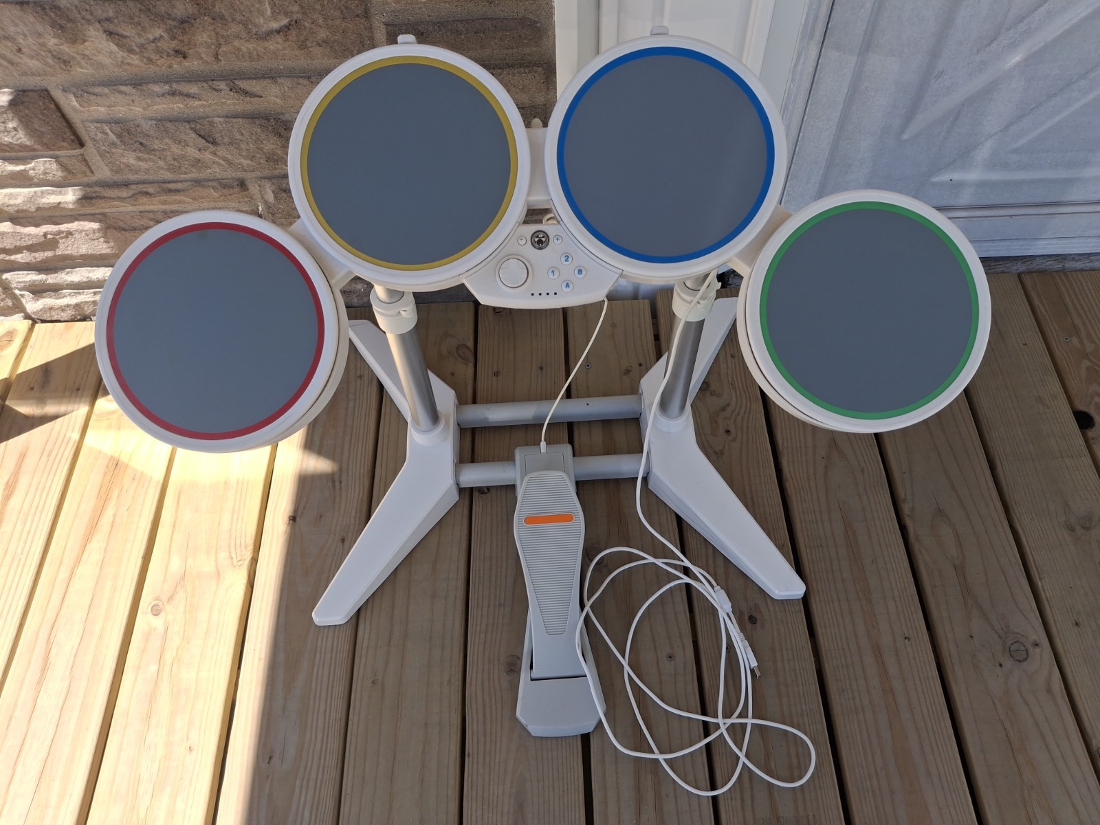 Harmonix Nintendo Wii Rock Band Drum Set & Pedal Wired USB Rock Band