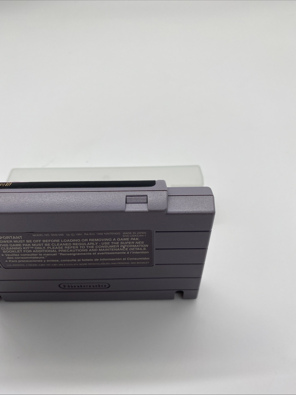 Authentic Final Fantasy III SNES Super Nintendo Cartridge Tested Working