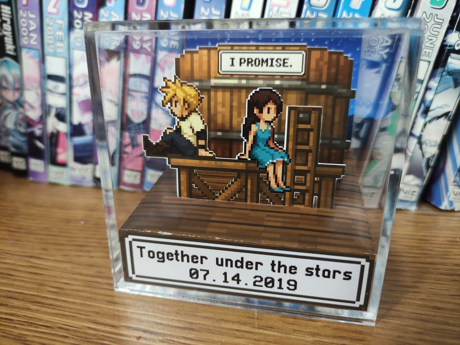 Final Fantasy Cloud Tifa Anniversary CLOTI Diorama Cube – Water Tower Fan Art