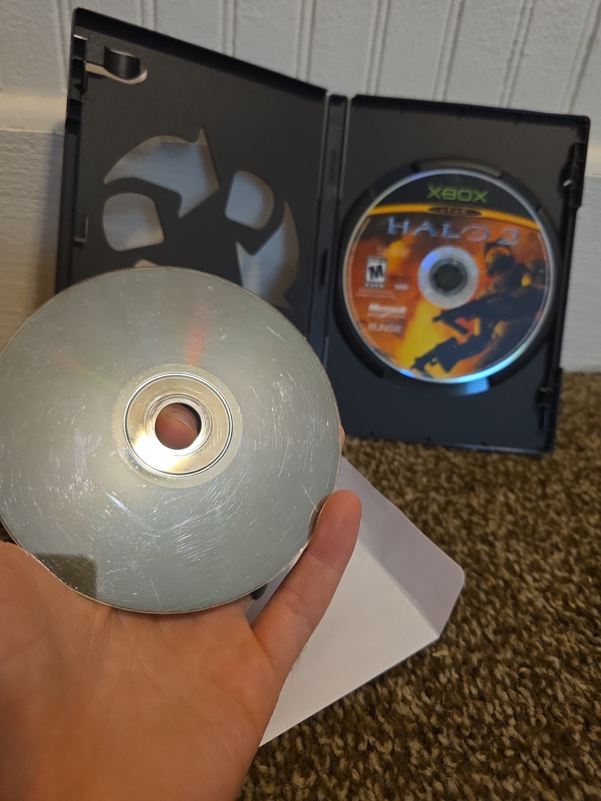 Halo: Combat Evolved & Halo 2 (Microsoft Xbox, 2001) DISCS ONLY