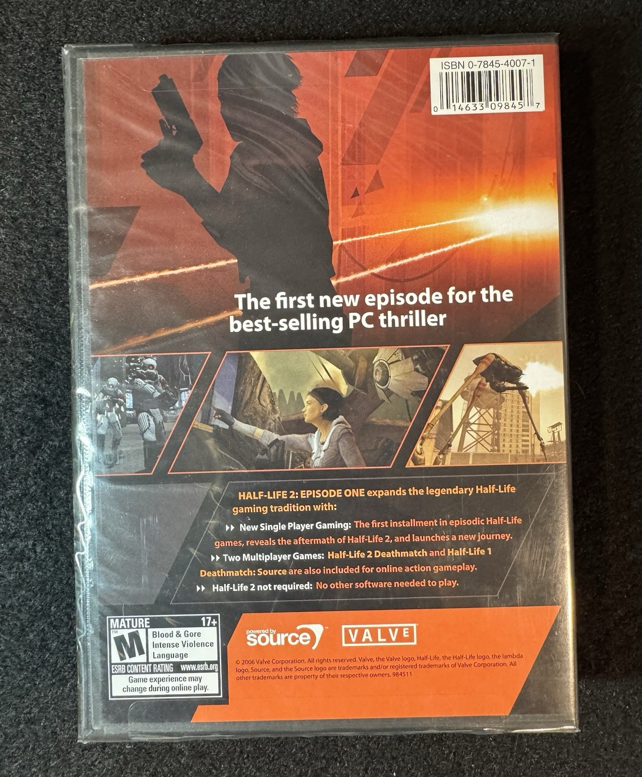 Half-Life 2: Episode One Retail Box (PC, 2006) New Sealed