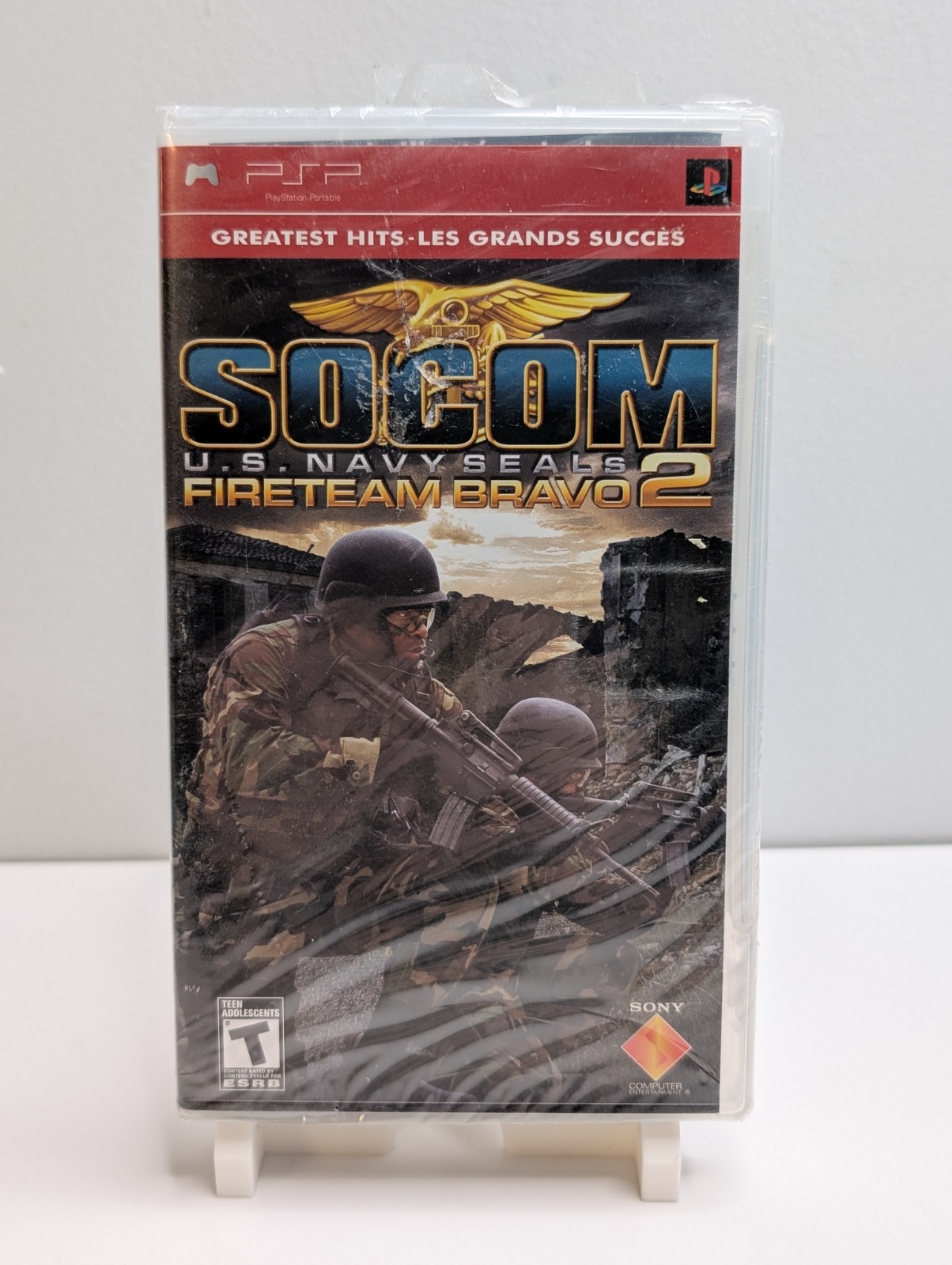 SOCOM U.S NAVY SEALS FireTeam Bravo 2 (Sony PSP) BRAND NEW (BAD SEAL)