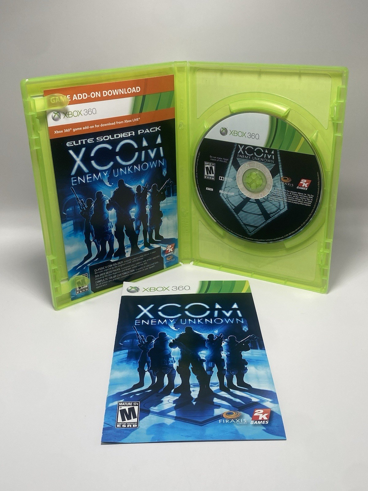 XCOM: Enemy Unknown (Microsoft Xbox 360, 2013) Complete CIB MINT