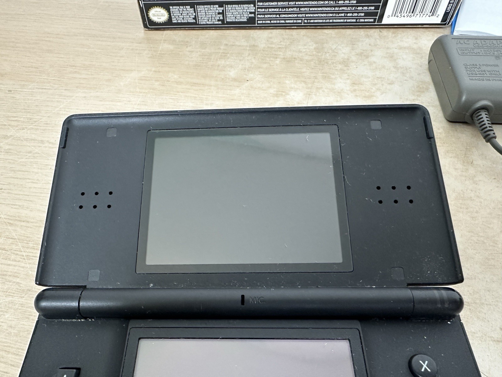 Nintendo DS Lite Onyx Black Handheld USG-001 Complete In Box CIB – WORKS! READ!