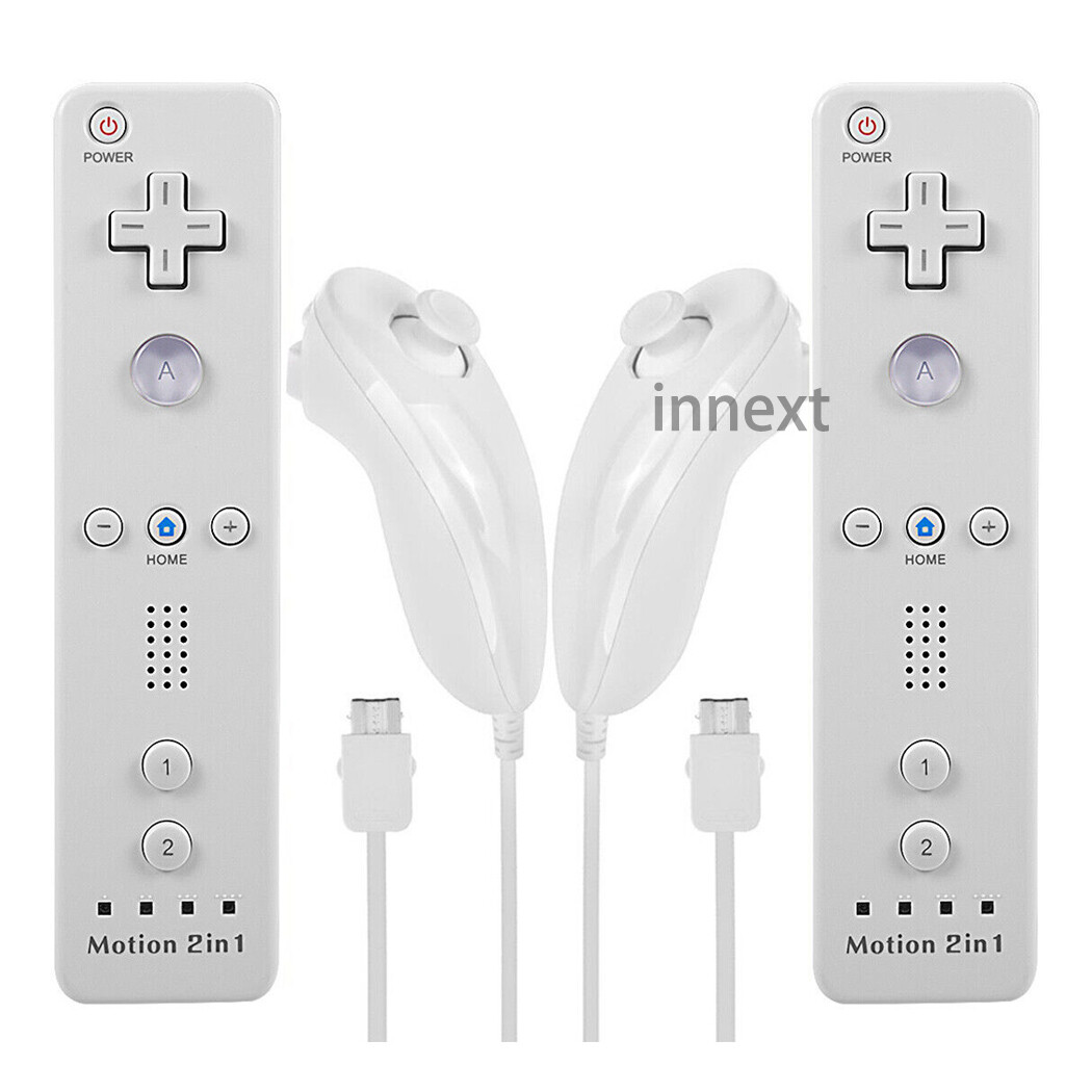 Motion Plus Wii Remote Controller and Nunchuck for Wii/Wii U Console Video Games