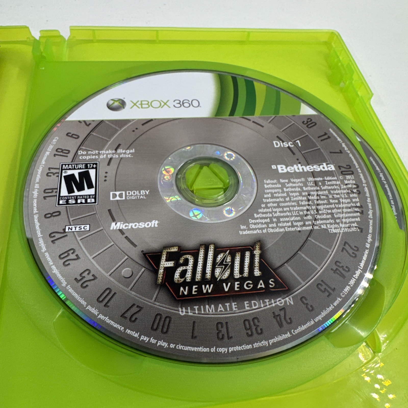 Fallout New Vegas Ultimate Edition Microsoft Xbox 360 Complete CIB Tested
