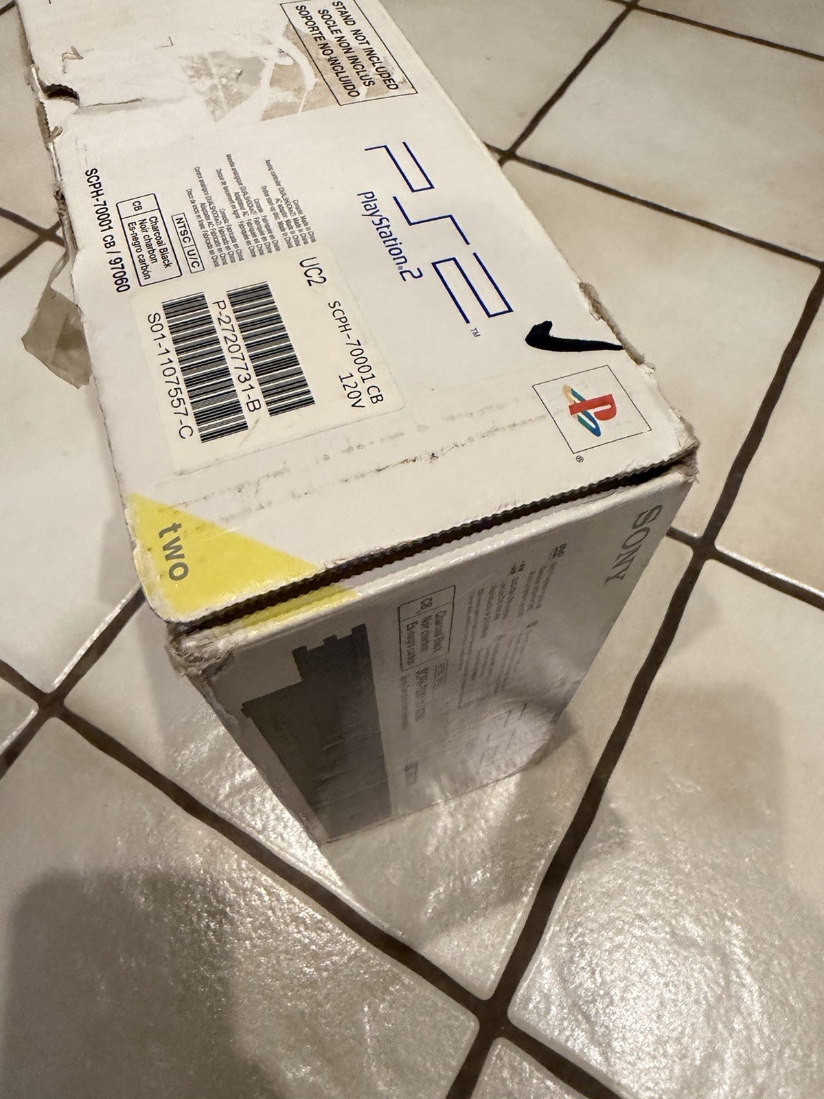 Sony PlayStation 2 PS2 Slim SCPH-70001 Box Only – No Insert OEM — READ