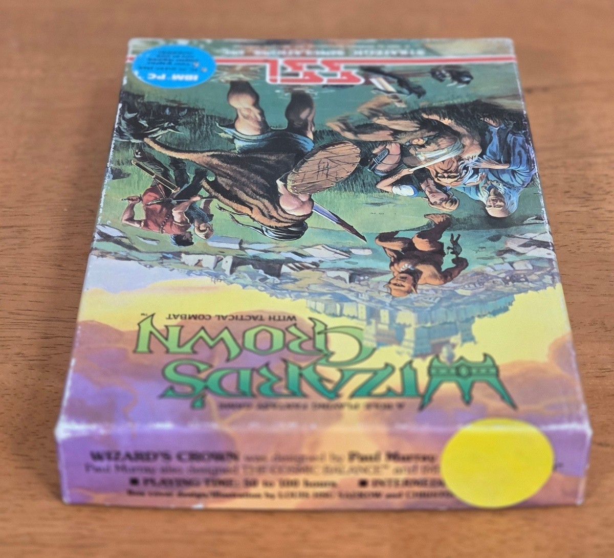 Wizard’s Crown SSI IBM PC Big Box Game 5.25″ Floppy Complete CIB 1987 RPG