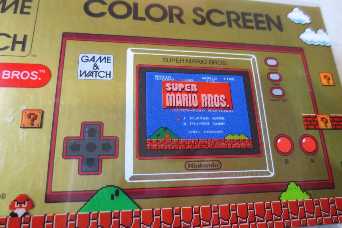 Nintendo Game & Watch Super Mario Bros Handheld Game Console