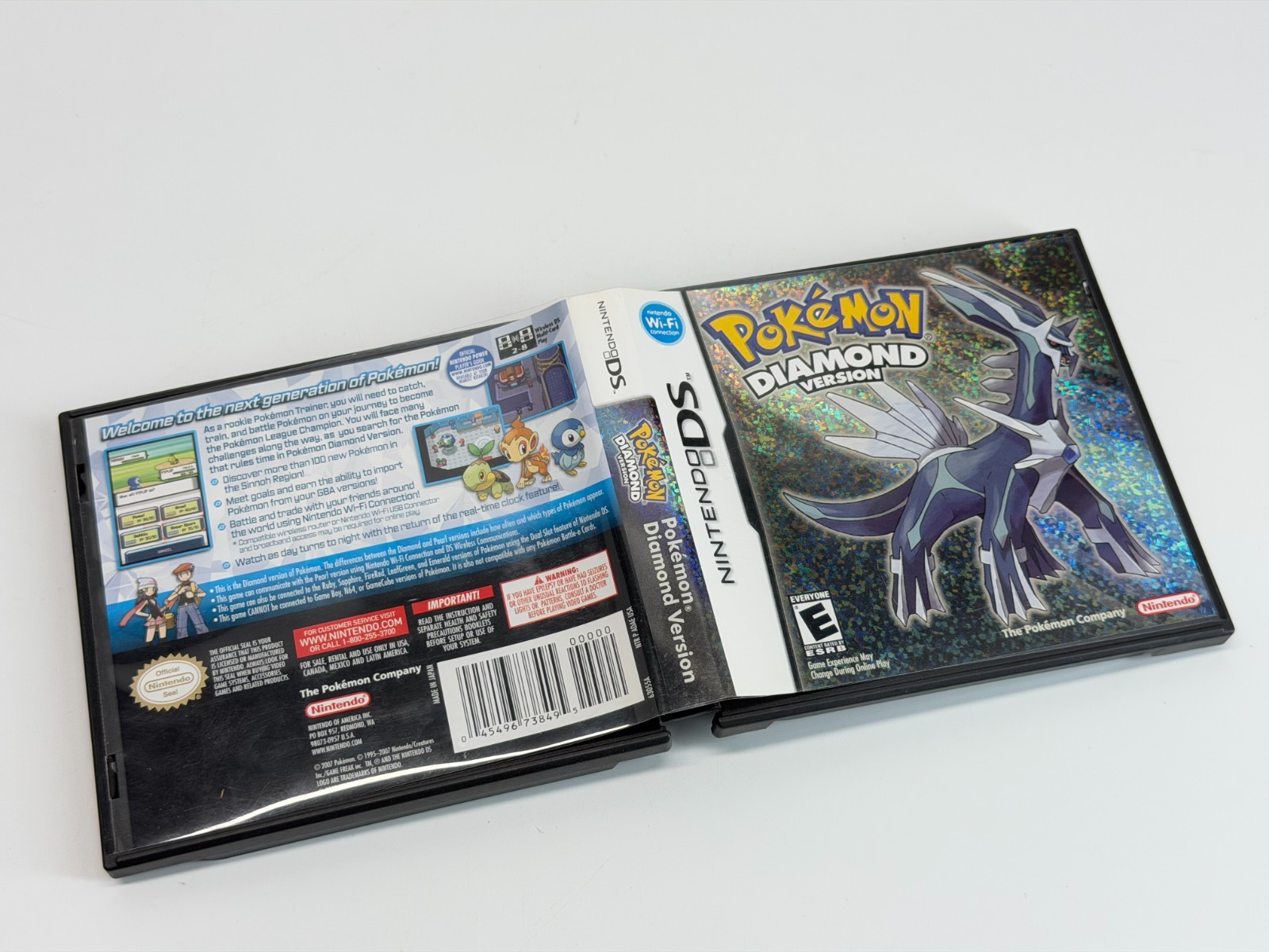 Pokemon Diamond Version (Nintendo DS) Complete w/ Inserts & Original Receipt