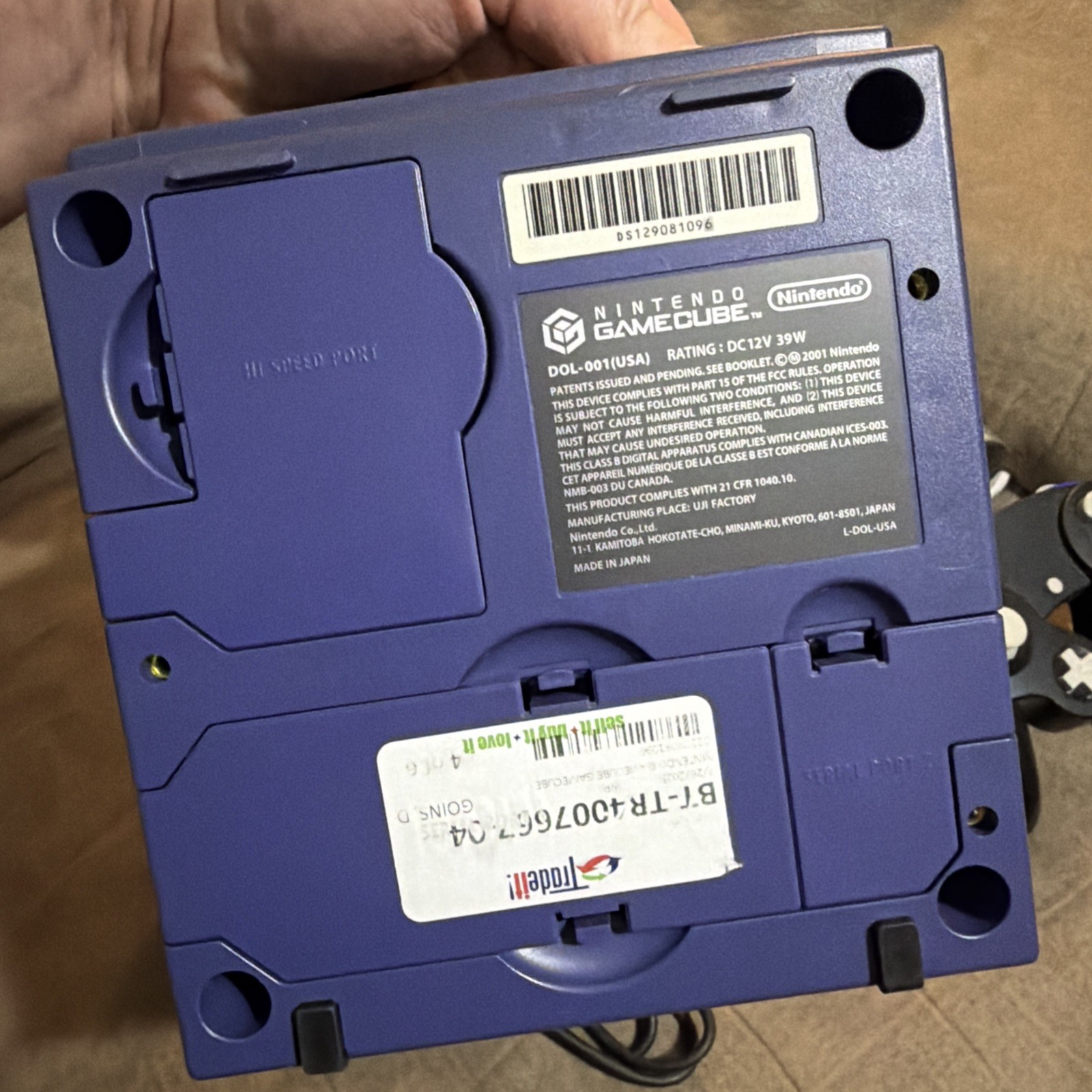 Indigo GameCube Console Bundle TESTED WORKING CLEANED