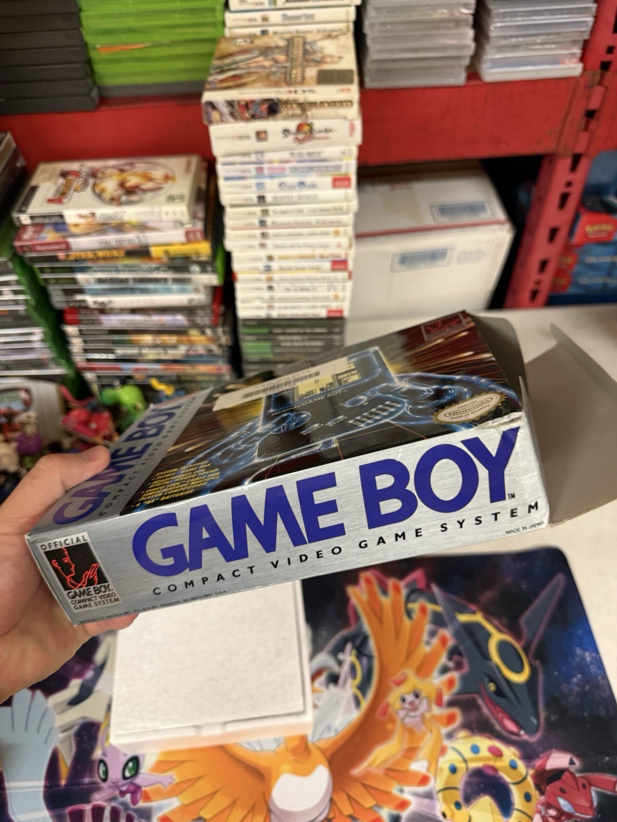 1989 Nintendo Game Boy Console DMG-01 Complete Box w/ Tetris & Manual CIB Works