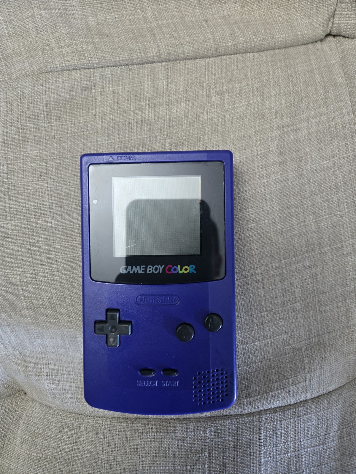 Nintendo Game Boy Color Console Purple Tested Working