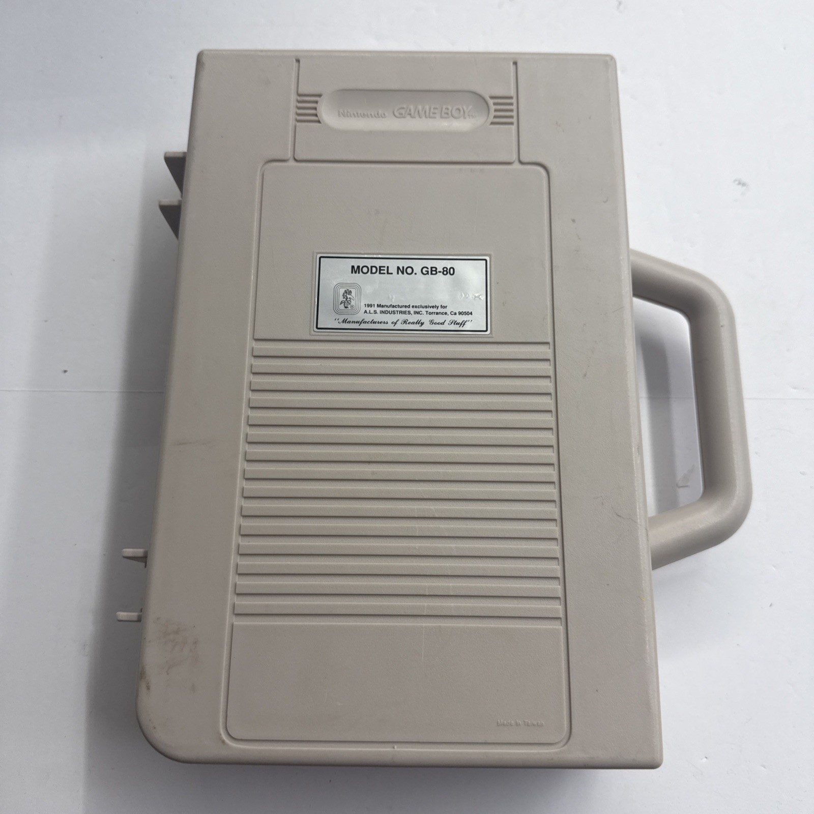 Gb – 1991 Nintendo Game Boy Gameboy Plastic Carrying Case Model GB-80 DMG #2946