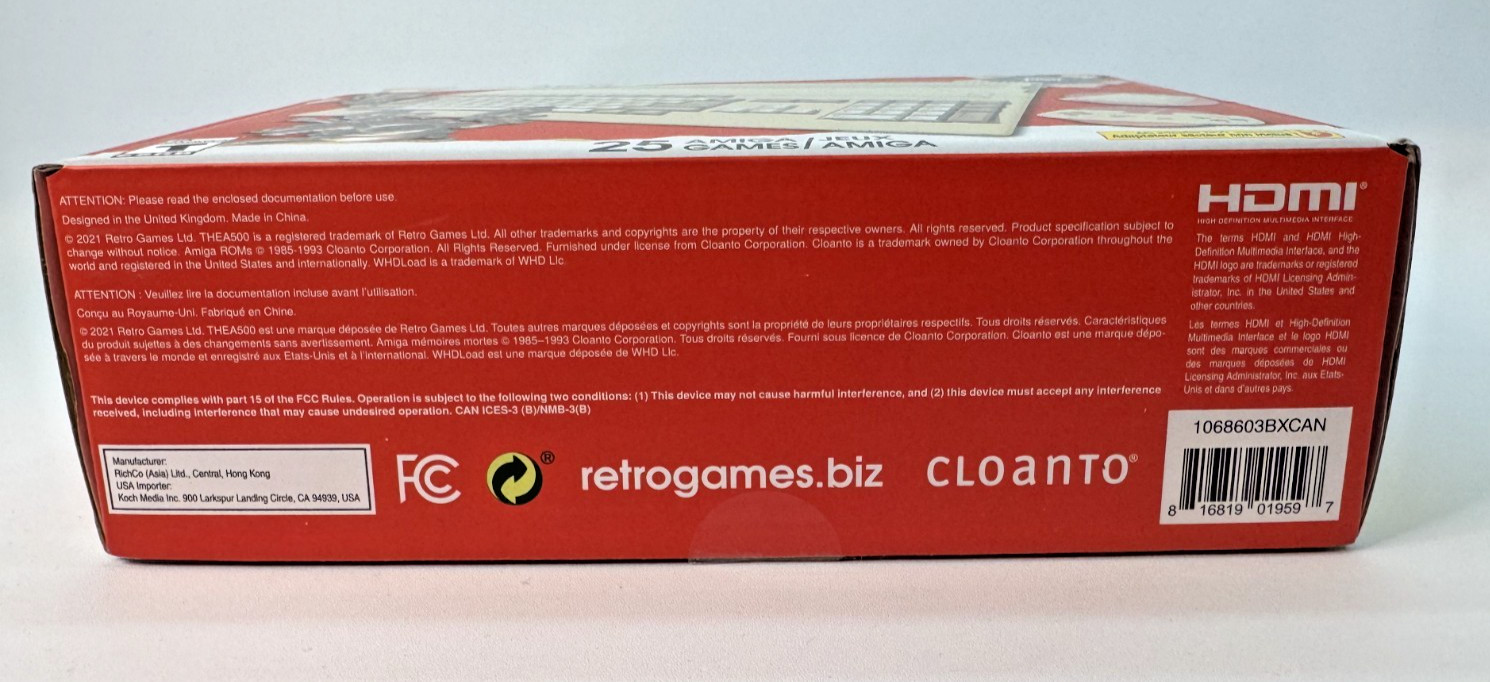 A500 MINI 25 Games Included | Modern Edition AMIGA 500 | Complete – Open Box