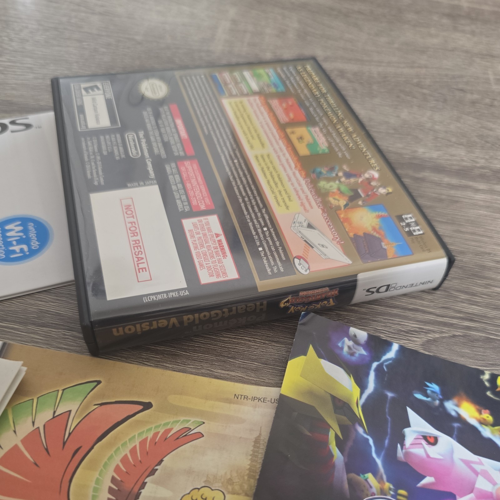 Pokemon HeartGold Version DS complete with Manual and case