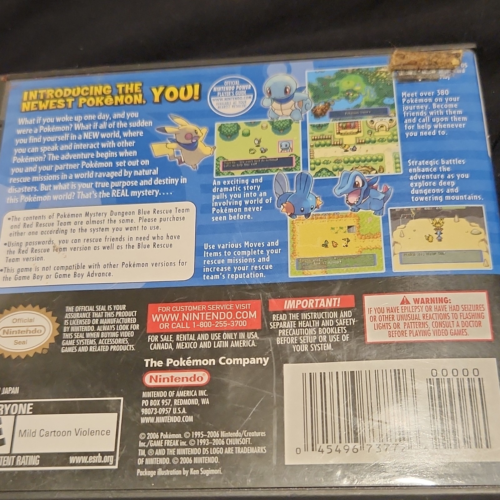 Nintendo Pokemon Mystery Dungeon: Blue Rescue Team (Nintendo DS) E-Everyone Pok…