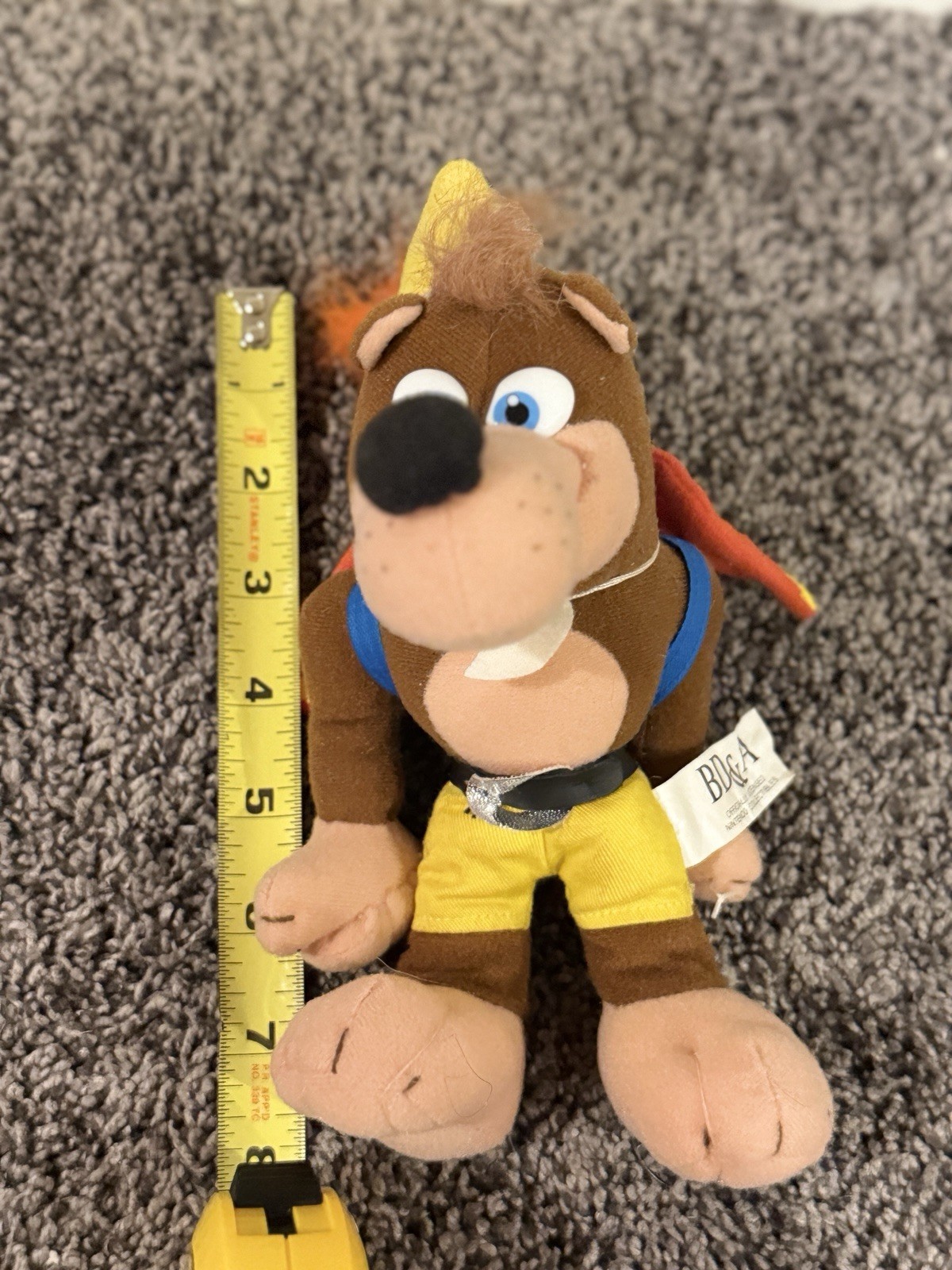 Vintage Nintendo Official 8″ Banjo Kazooie & Tooie Bean Bag Plush BD&A