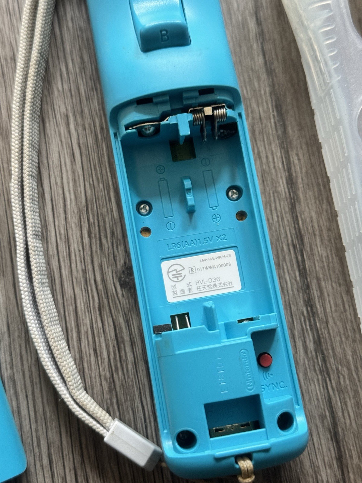 Nintendo Wii Motion Plus OEM Remote Controller Wiimote RVL-036 Blue Tested!