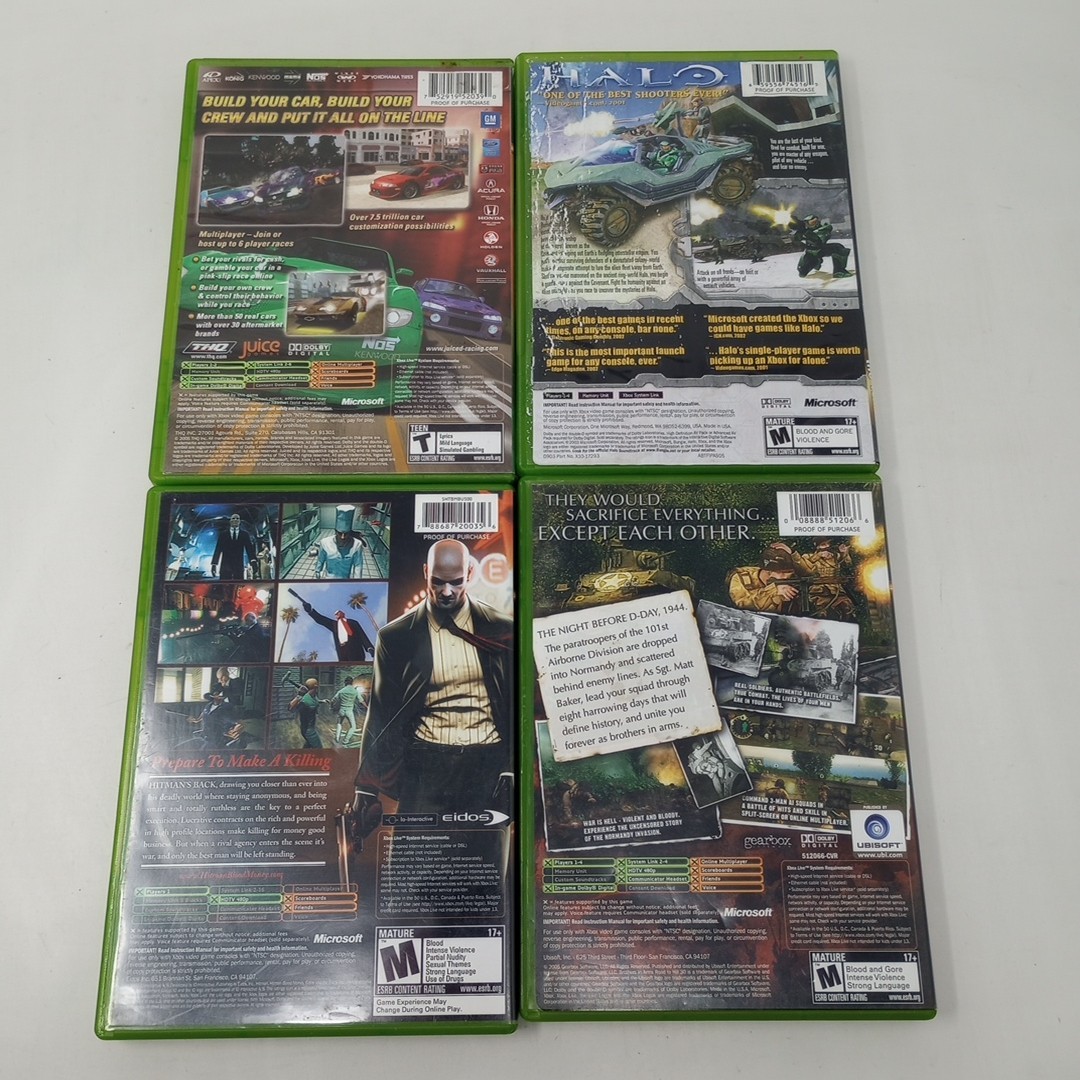 Lot Of 21 OG XBOX Games With Cases (UNTESTED) See Pics!