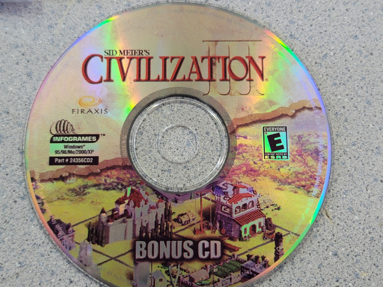 WINDOWS PC – CIVILIZATION III GOTY EDITION & PLAY THE WORLD EXPANSION – NM DISCS