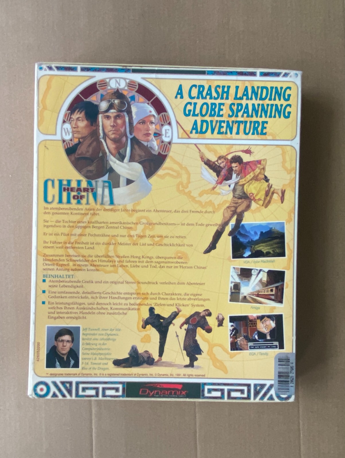Heart Of China CIB Amiga Sierra German