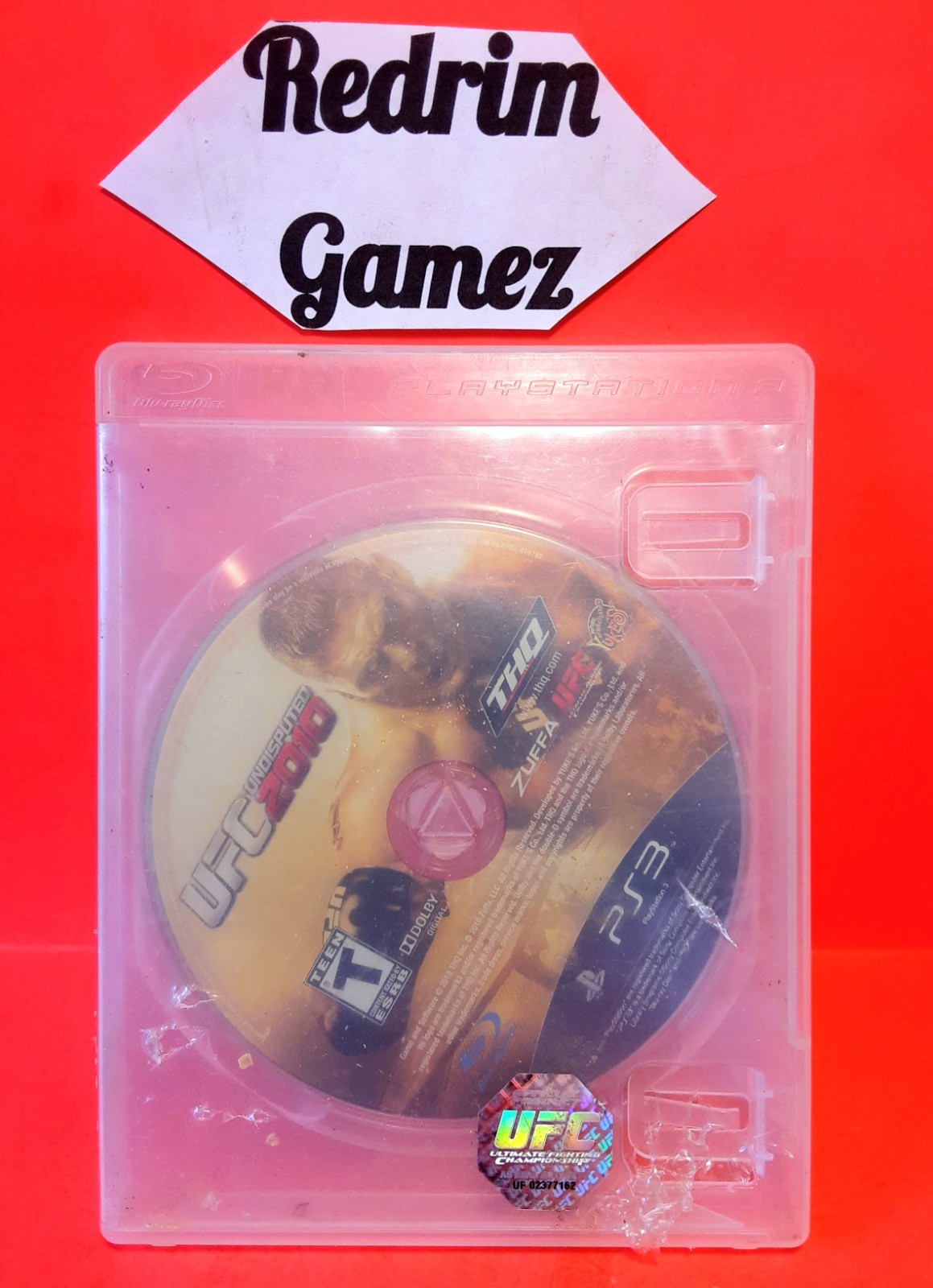UFC Undisputed 2010 Disc Only Sony PS3 Playstation Video Games THQ