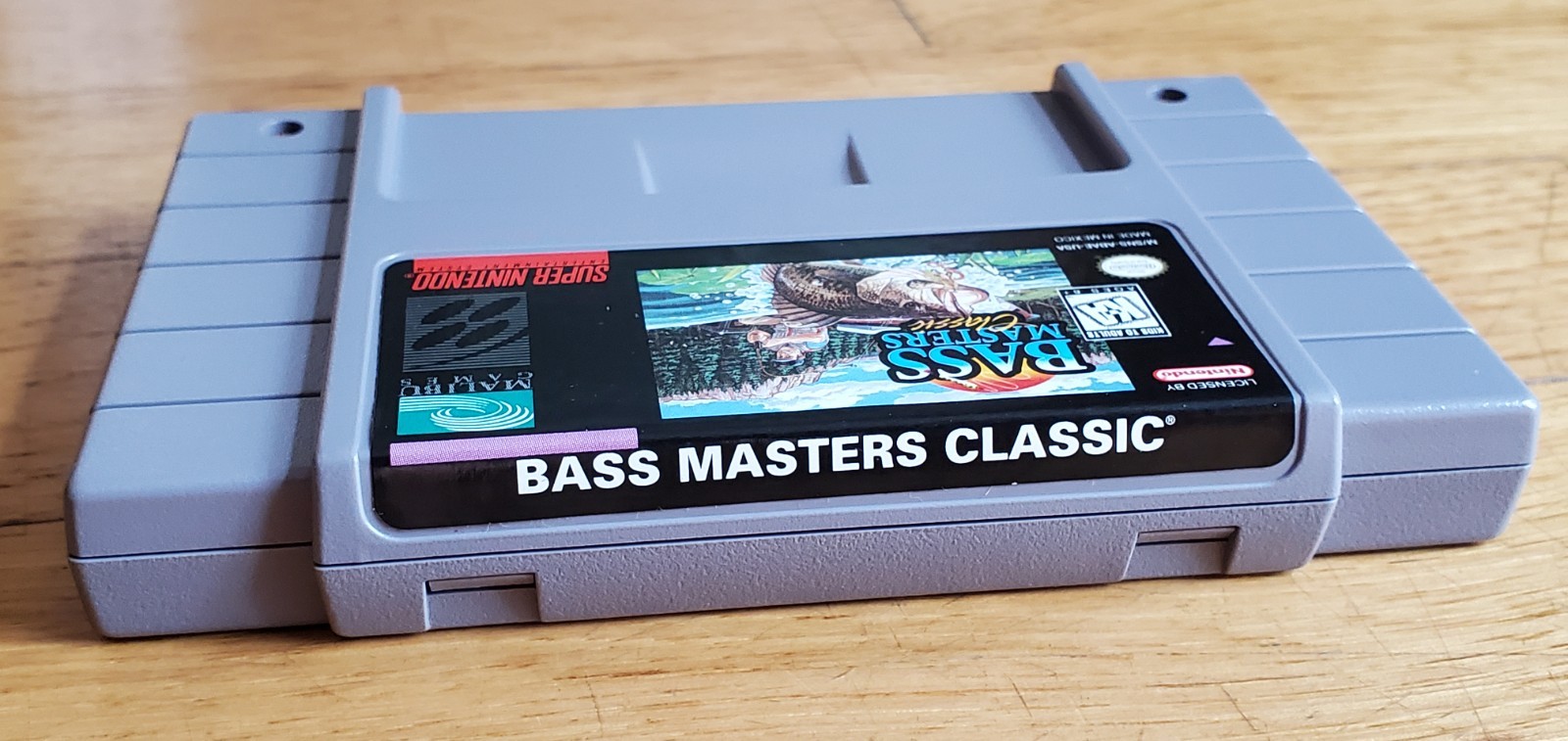 Bass Masters Classic Super Nintendo SNES Complete in Box CIB Manual & Inserts !!