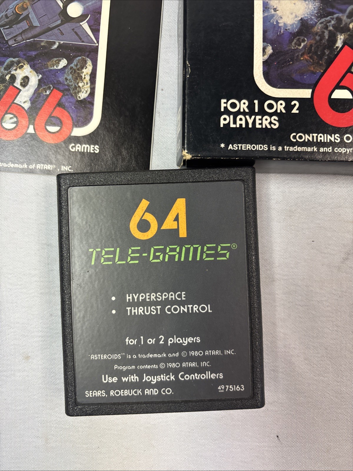 Asteroids Sears Tele-Games (Atari 2600, 1981)