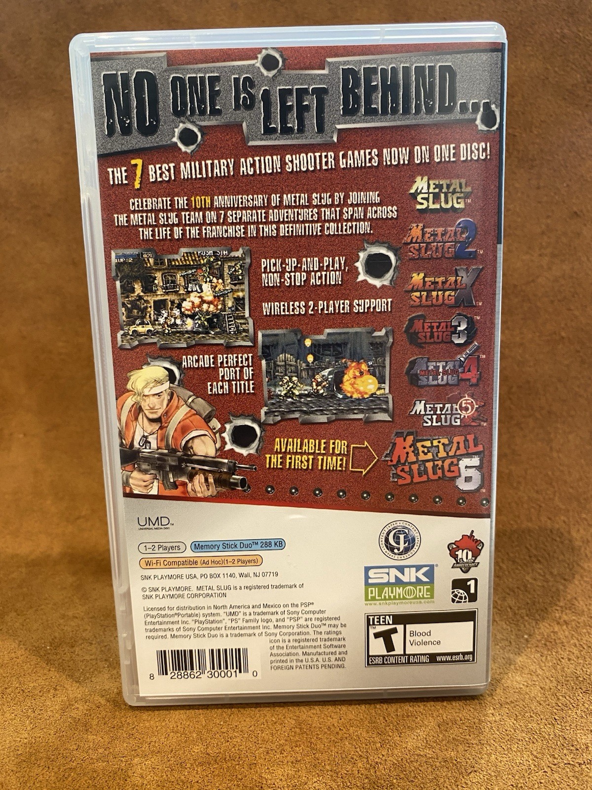 Metal Slug Anthology (Sony PSP, 2007) CIB – TESTED – EXCELLENT CONDITION!