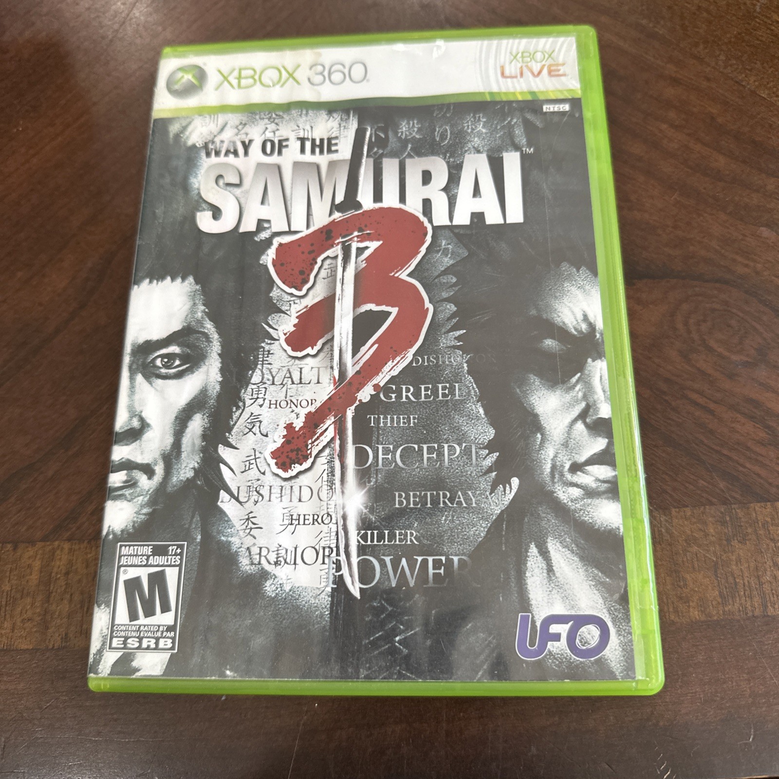 Way of the Samurai 3 (Xbox 360, 2009) UFO Interactive No Manual