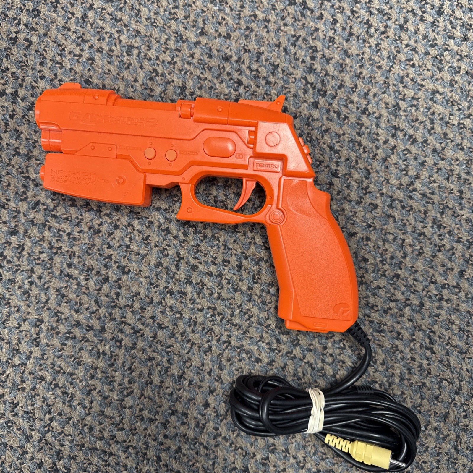 Namco NPC-106 Orange Wired Light Gun Controller for Console (2000)