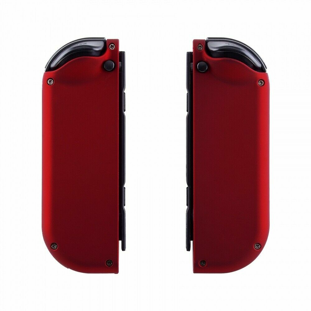 Custom Soft Touch Red Shell w/ Buttons for Nintendo JoyCon & Switch OLED Joy con