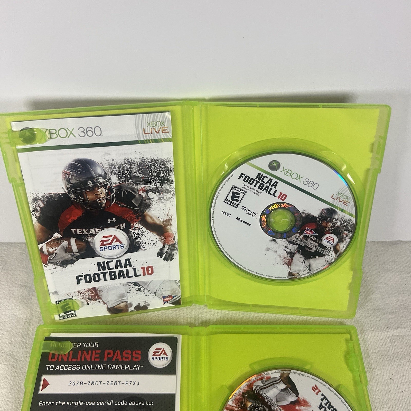NCAA Football 10 12 13 Microsoft Xbox 360 Sports Lot