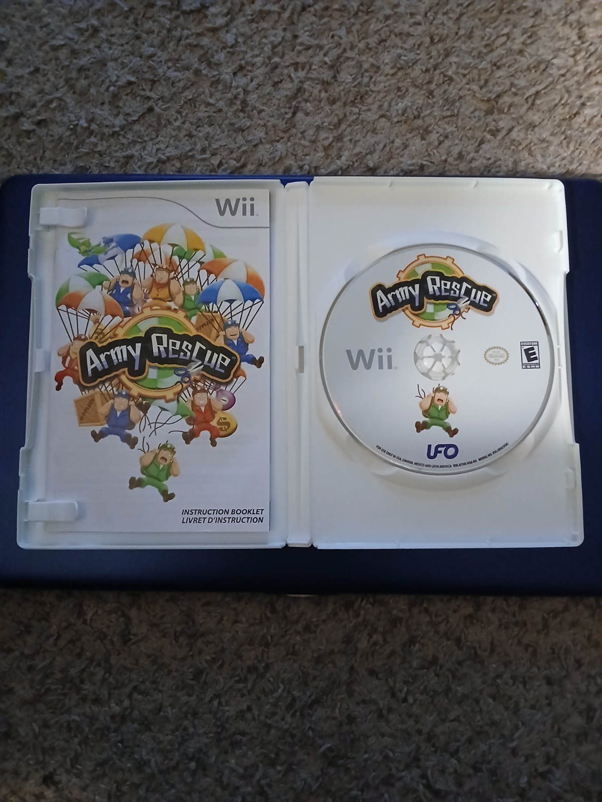 UFO Interactive Army Rescue (Nintendo Wii) E-Everyone Disc w/ Case, Manual