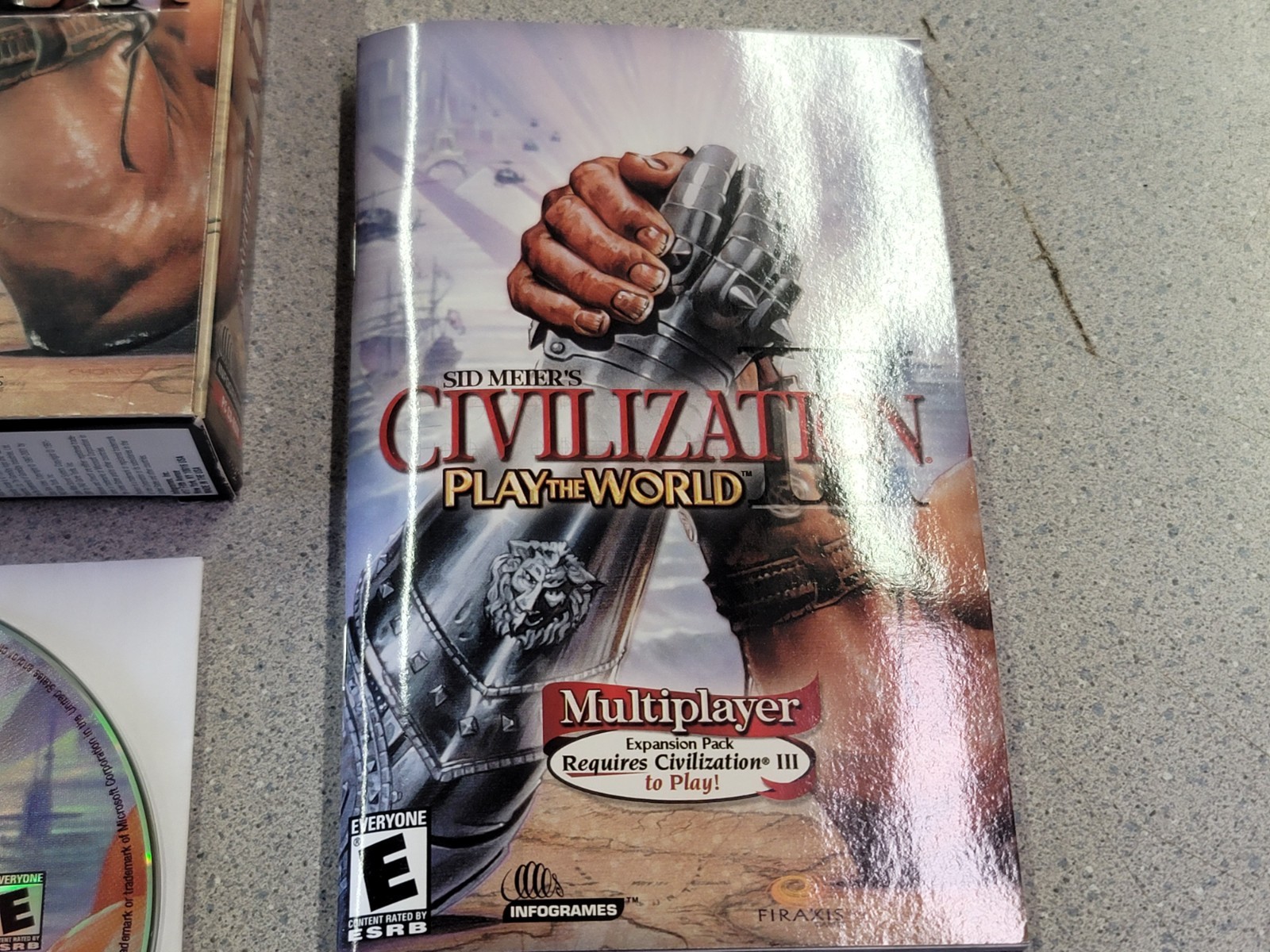 WINDOWS PC – CIVILIZATION III GOTY EDITION & PLAY THE WORLD EXPANSION – NM DISCS