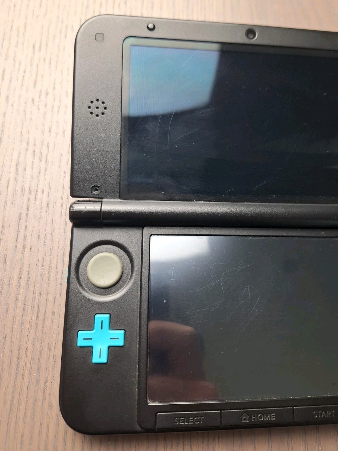 Nintendo 3DS XL Turquoise/Black | Charger + 16GB SD Card | USA Seller | Tested
