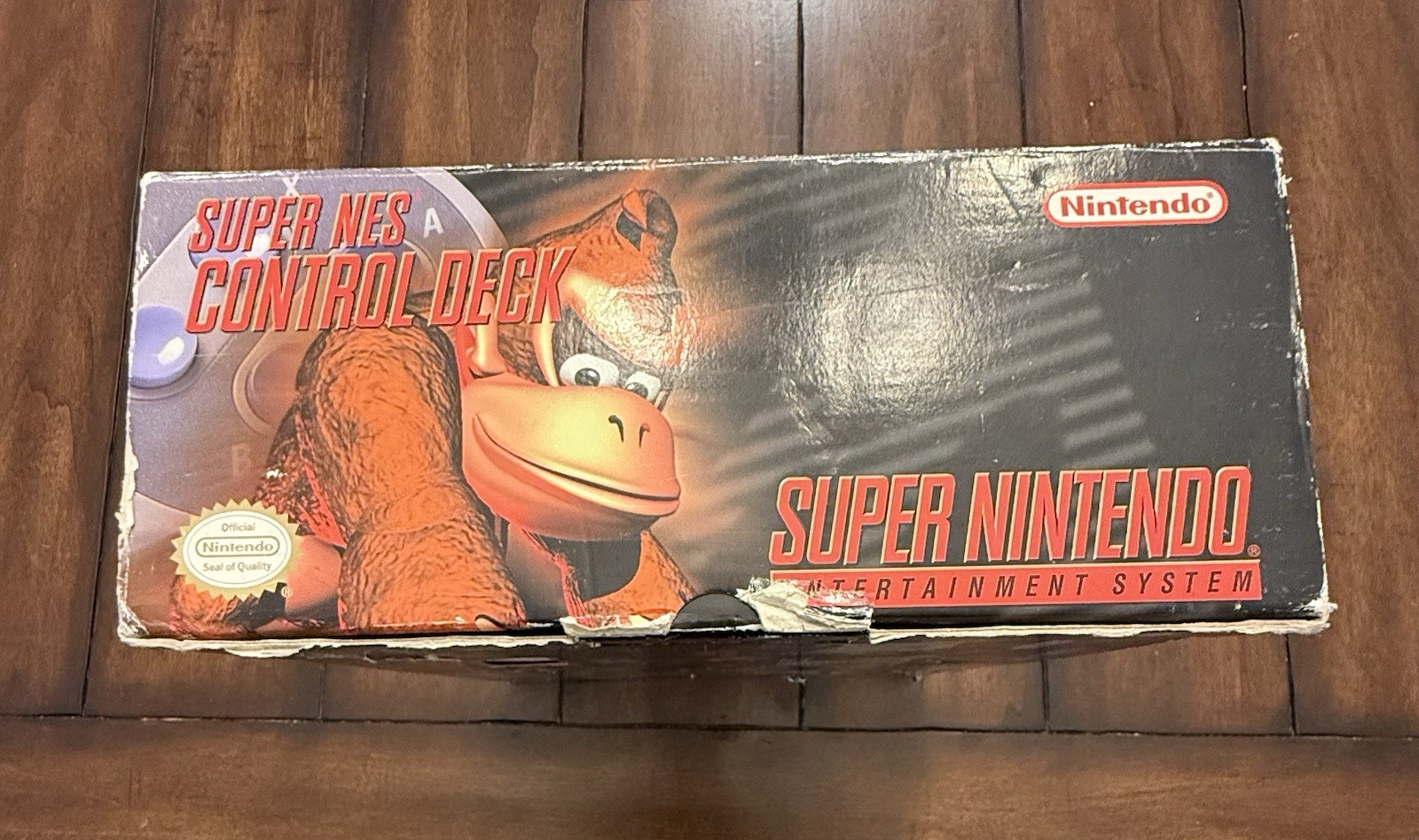 Super NES Control Deck SNES Jr. Console – CIB – No Manuals