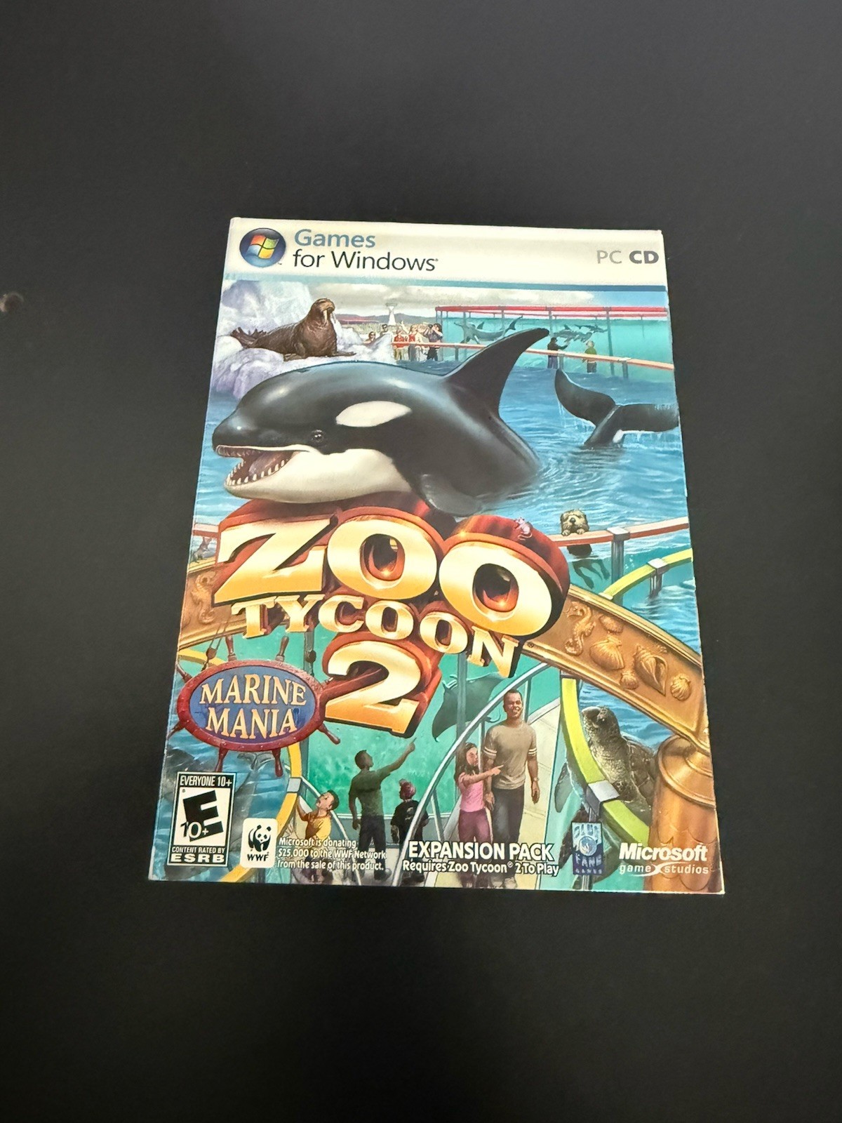 Zoo Tycoon 2: Marine Mania Expansion Pack (Windows PC 2006) w/ Manual