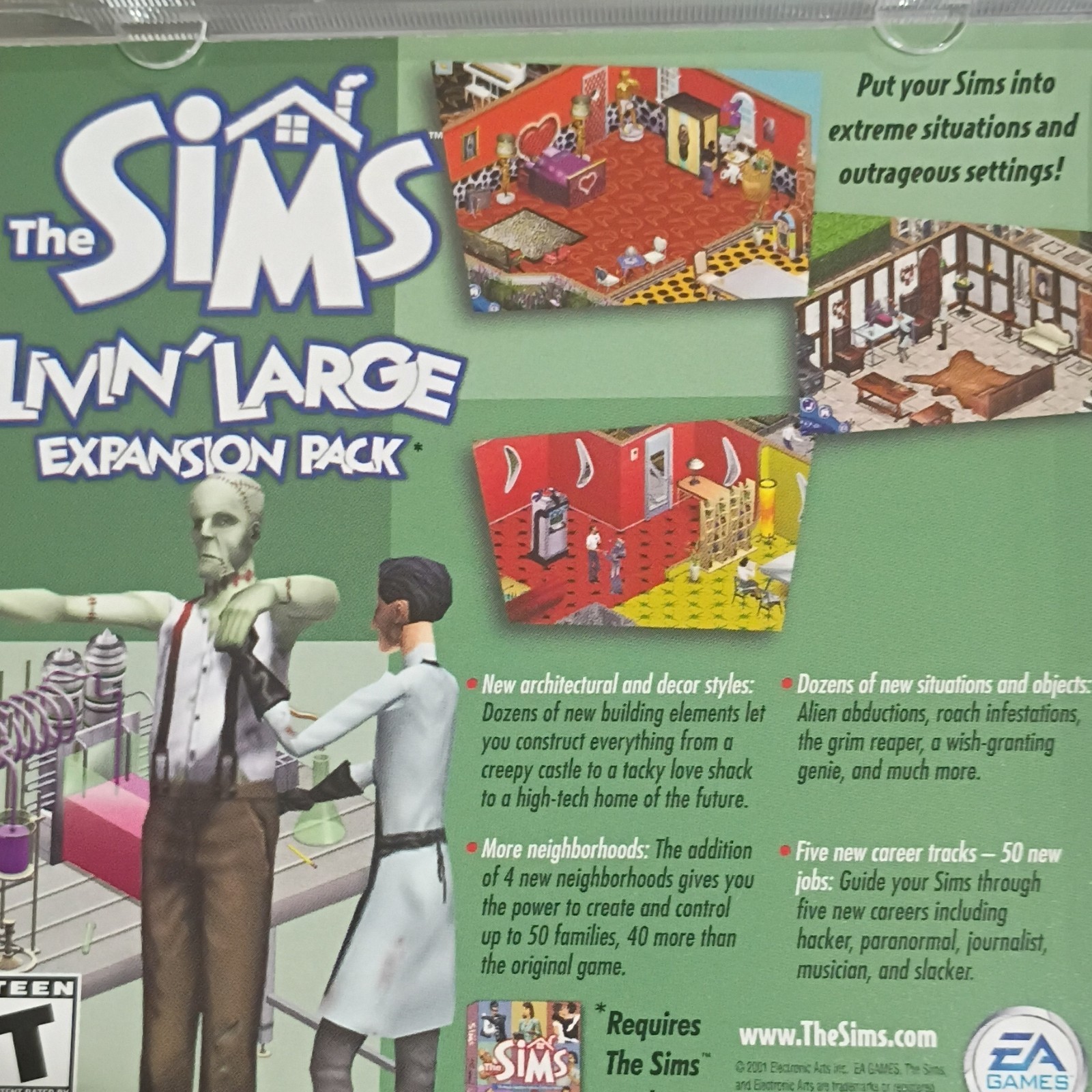 EA Games The Sims Livin’ Large Expansion Pack PC T-Teen The Sims Series