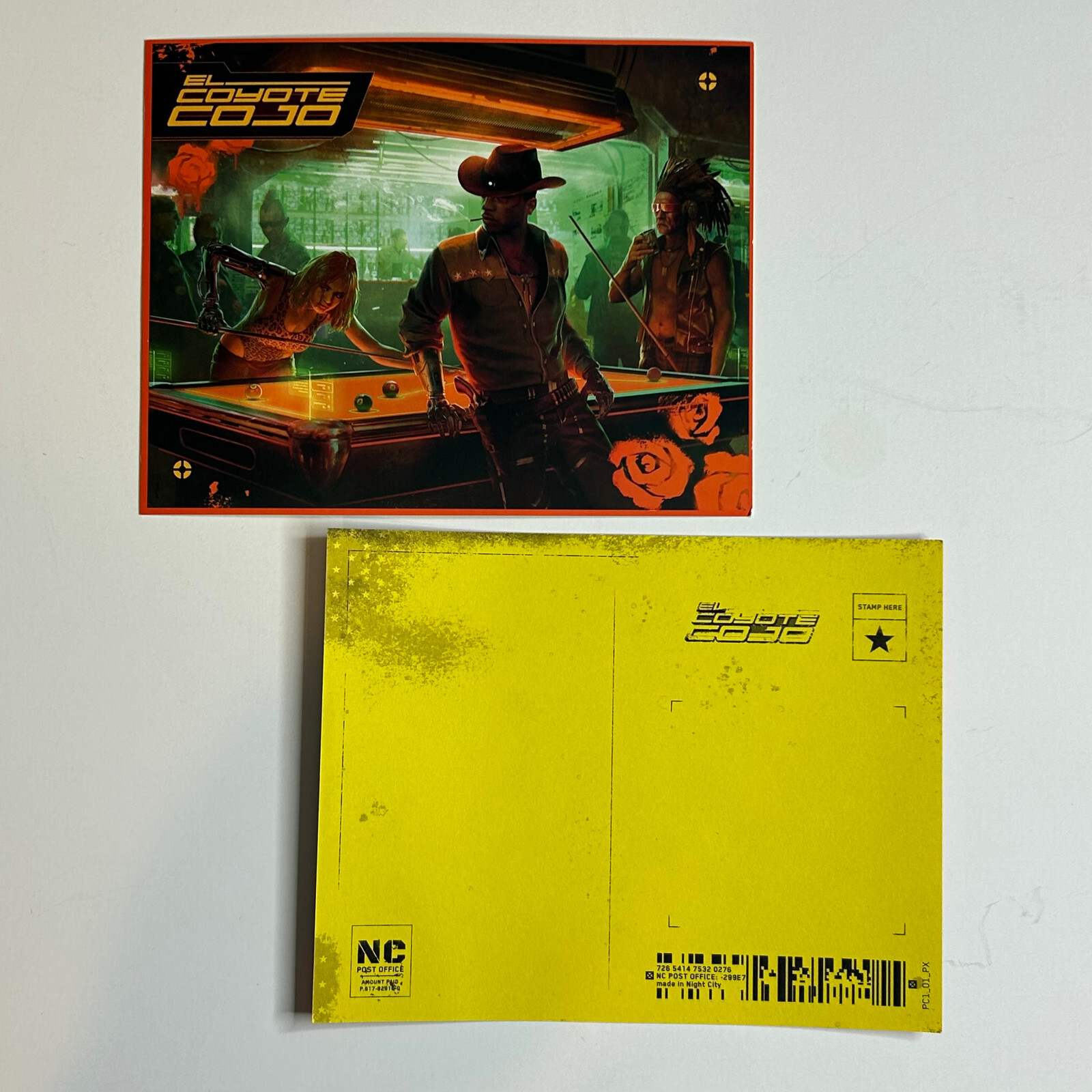 Cyberpunk 2077 EXTRAS – 2x Night City Map 6x Postcards 10x Stickers, 2x Booklet
