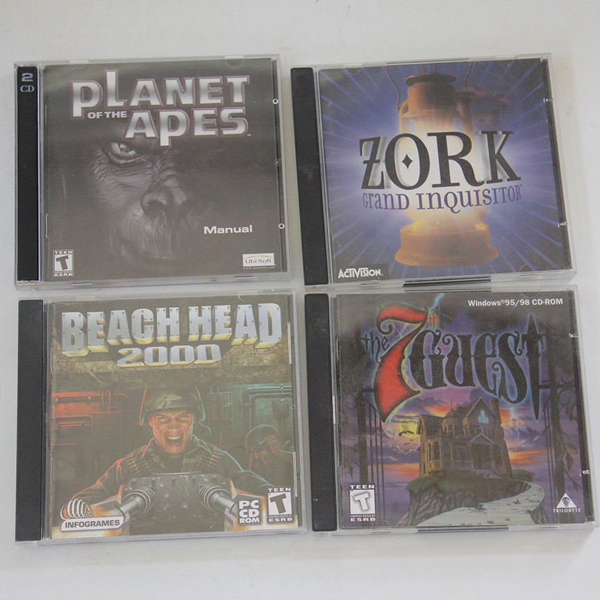 Vintage Video Games PC Win98 XP Huge Lot