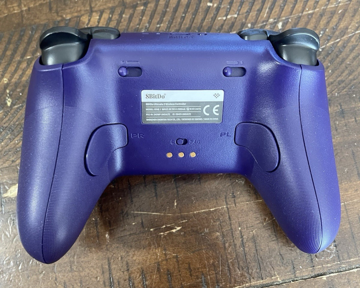 8BitDo Ultimate 2 Wireless Controller/Charging Dock for Windows/Android – Purple