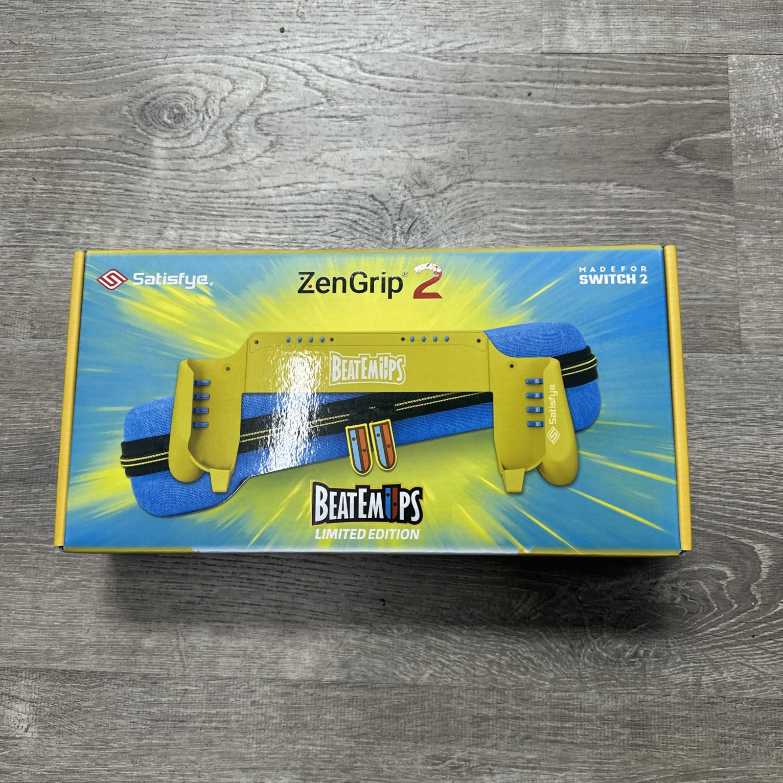 Satisfye ZenGrip Pro with Case BeatEmUps Limited Edition for Nintendo Switch 2